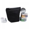 Black Cotton Cosmetic Bag